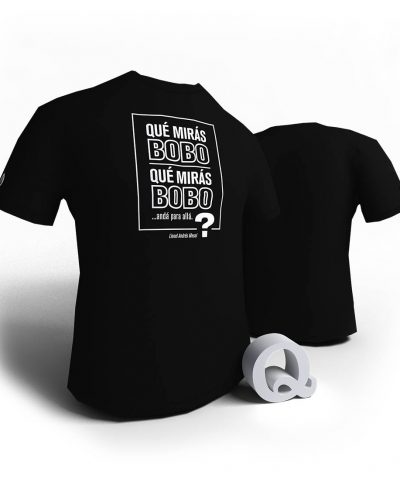 Frases Futbol – Que miras bobo - L Negro (hombre)