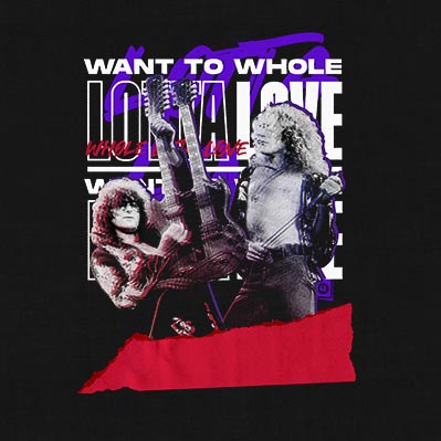 Alternative view of Sing Along - Led Zeppelin - Whole lotta love