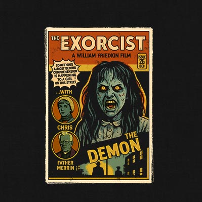 Alternative view of Horror Comic - The Exorcist