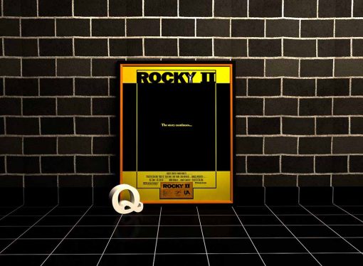 Rocky II - Afiche Publicitario - Imagen 2
